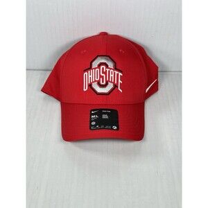 Size M/L Nike Ohio State Buckeyes Club Cap Adjustable Red Hat Adult NWT